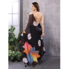 Women's Small Lace Georgette Printed Ready-to-Wear Saree With Unstitched Blouse 5.5 Mtr (Black) Women's Small Lace Georgette Printed Ready-to-Wear Saree With Unstitched Blouse 5.5 Mtr (Black)