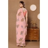 Women's Small Lace Georgette Printed Ready-to-Wear Saree With Unstitched Blouse 5.5 Mtr (Peach) Women's Small Lace Georgette Printed Ready-to-Wear Saree With Unstitched Blouse 5.5 Mtr (Peach)