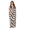 Women's Small Lace Georgette Striped Ready-to-Wear Saree With Unstitched Blouse 5.5 Mtr (Black-White) Women's Small Lace Georgette Striped Ready-to-Wear Saree With Unstitched Blouse 5.5 Mtr (Black-White)