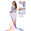 Women's Small Lace Georgette Solid Ready-to-Wear Saree With Unstitched Blouse 5.5 Mtr (Multicolor) Women's Small Lace Georgette Solid Ready-to-Wear Saree With Unstitched Blouse 5.5 Mtr (Multicolor)