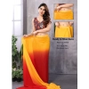 Women's Small Lace Georgette Solid Ready-to-Wear Saree With Unstitched Blouse 5.5 Mtr (Red-Orange) Women's Small Lace Georgette Solid Ready-to-Wear Saree With Unstitched Blouse 5.5 Mtr (Red-Orange)