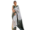 Women's Silk Printed Saree With Unstitched Blouse 5.5Mtr (Grey) Women's Silk Printed Saree With Unstitched Blouse 5.5Mtr (Grey)