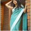 Women's Cotton Printed Saree With Unstitched Blouse 5.5Mtr (Sky Blue) Women's Cotton Printed Saree With Unstitched Blouse 5.5Mtr (Sky Blue)