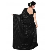 Women's Georgette Embellished Sequnece Bollywood Saree With Unstitched Blouse 5.5Mtr (Black) Women's Georgette Embellished Sequnece Bollywood Saree With Unstitched Blouse 5.5Mtr (Black)