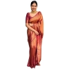 Women's Silk Printed Saree With Unstitched Blouse 5.5Mtr (Maroon) Women's Silk Printed Saree With Unstitched Blouse 5.5Mtr (Maroon)