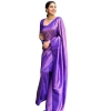 Women's Silk Printed Saree With Unstitched Blouse 5.5Mtr (Blue) Women's Silk Printed Saree With Unstitched Blouse 5.5Mtr (Blue)