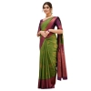 Women's Silk Printed Saree With Unstitched Blouse 5.5Mtr (Green) Women's Silk Printed Saree With Unstitched Blouse 5.5Mtr (Green)