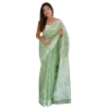 Women's Cotton Printed Saree With Unstitched Blouse 5.5Mtr (Pista) Women's Cotton Printed Saree With Unstitched Blouse 5.5Mtr (Pista)