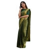 Women's Silk Printed Saree With Unstitched Blouse 5.5Mtr (Green) Women's Silk Printed Saree With Unstitched Blouse 5.5Mtr (Green)