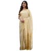 Women's Silk Printed Saree With Unstitched Blouse 5.5Mtr (Cream) Women's Silk Printed Saree With Unstitched Blouse 5.5Mtr (Cream)