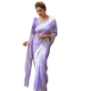 Women's Cotton Printed Saree With Unstitched Blouse 5.5Mtr (Lavender) Women's Cotton Printed Saree With Unstitched Blouse 5.5Mtr (Lavender)
