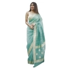 Women's Cotton Printed Saree With Unstitched Blouse 5.5Mtr (Sky) Women's Cotton Printed Saree With Unstitched Blouse 5.5Mtr (Sky)