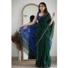 Women's Cotton Printed Saree With Unstitched Blouse 5.5Mtr (Green) Women's Cotton Printed Saree With Unstitched Blouse 5.5Mtr (Green)