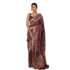 Women's Silk Printed Saree With Unstitched Blouse 5.5Mtr (Maroon) Women's Silk Printed Saree With Unstitched Blouse 5.5Mtr (Maroon)