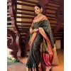 Women's Silk Printed Saree With Unstitched Blouse 5.5Mtr (Green) Women's Silk Printed Saree With Unstitched Blouse 5.5Mtr (Green)