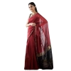 Women's Cotton Printed Saree With Unstitched Blouse 5.5Mtr (Red) Women's Cotton Printed Saree With Unstitched Blouse 5.5Mtr (Red)