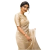 Women's Silk Printed Saree With Unstitched Blouse 5.5Mtr (Off White) Women's Silk Printed Saree With Unstitched Blouse 5.5Mtr (Off White)