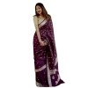 Women's Cotton Printed Saree With Unstitched Blouse 5.5Mtr (Purple) Women's Cotton Printed Saree With Unstitched Blouse 5.5Mtr (Purple)