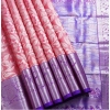 Women's Soft Lichi Silk Printed Saree With Unstitched Blouse 5.5Mtr (Purple) Women's Soft Lichi Silk Printed Saree With Unstitched Blouse 5.5Mtr (Purple)