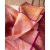 Women's Soft Lichi Silk Printed Saree With Unstitched Blouse 5.5Mtr (Pink) Women's Soft Lichi Silk Printed Saree With Unstitched Blouse 5.5Mtr (Pink)