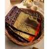 Women's Soft Lichi Silk Printed Saree With Unstitched Blouse 5.5Mtr (Purple) Women's Soft Lichi Silk Printed Saree With Unstitched Blouse 5.5Mtr (Purple)