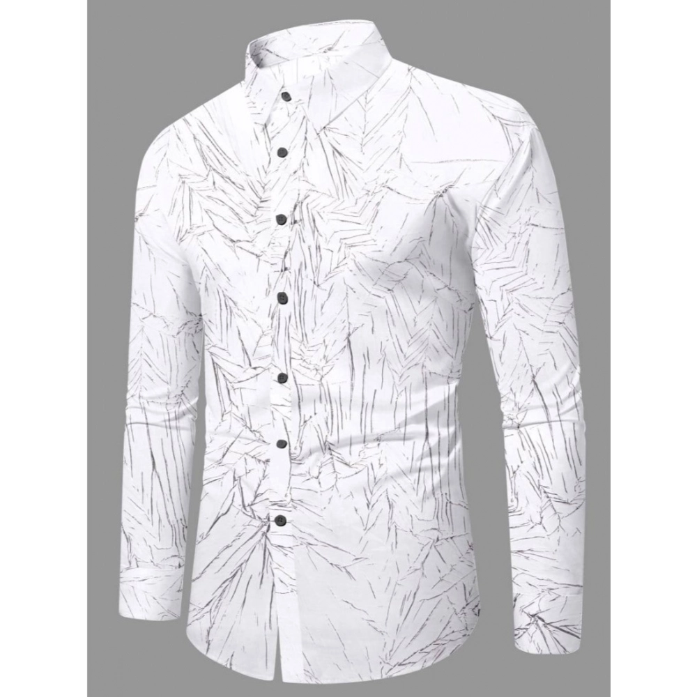 Men's Casual PollyCotton Textured Full Sleeve Collar Shirt (Black) Men's Casual PollyCotton Textured Full Sleeve Collar Shirt (Black)