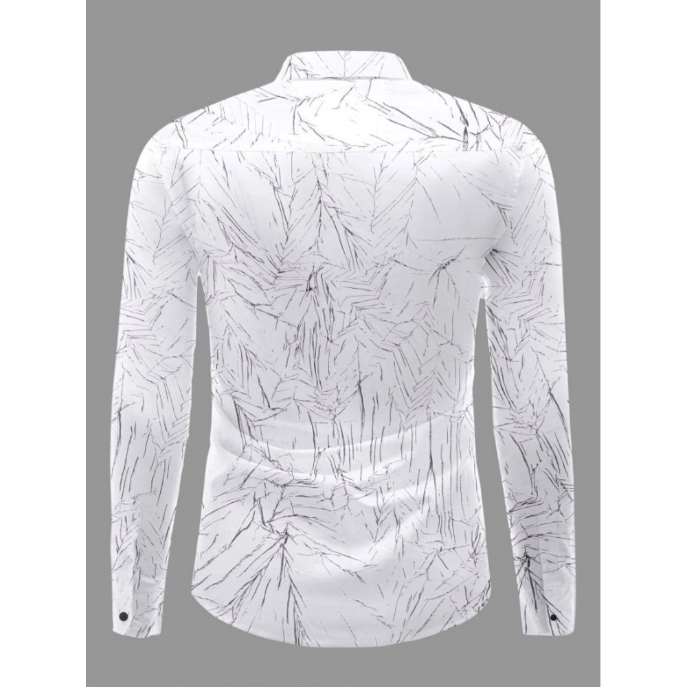 Men's Casual PollyCotton Textured Full Sleeve Collar Shirt (Black) Men's Casual PollyCotton Textured Full Sleeve Collar Shirt (Black)