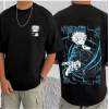 Men's Casual Cotton Blend Printed Round Neck Half Sleeve T-Shirt (Black) Men's Casual Cotton Blend Printed Round Neck Half Sleeve T-Shirt (Black)
