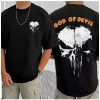 Men's Casual Cotton Blend Printed Round Neck Half Sleeve T-Shirt (Black) Men's Casual Cotton Blend Printed Round Neck Half Sleeve T-Shirt (Black)