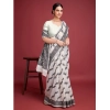 Women's Jamdani Cotton Silk Printed Saree With Unstitched Blouse 5.5Mtr (Black) Women's Jamdani Cotton Silk Printed Saree With Unstitched Blouse 5.5Mtr (Black)