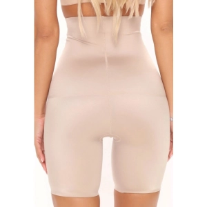 Generic Women's Cotton Solid Western Wear Tummy - Thigh Body Shaper (Skin)