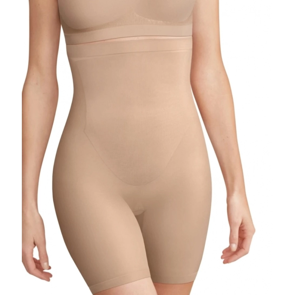 Generic Women's Cotton Solid Western Wear Tummy - Thigh Body Shaper (Skin)