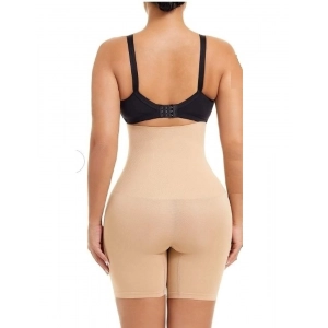 Generic Women's Cotton Solid Ethnic Wear Tummy - Thigh Body Shaper (Skin)