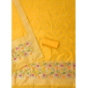 Women's Banarasi Silk Printed Unstitched Salwar Suit Material With Dupatta (Yellow, 3Mtrs) Women's Banarasi Silk Printed Unstitched Salwar Suit Material With Dupatta (Yellow, 3Mtrs)