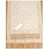 Women's Banarasi Silk Printed Unstitched Salwar Suit Material With Dupatta (White, 3Mtrs) Women's Banarasi Silk Printed Unstitched Salwar Suit Material With Dupatta (White, 3Mtrs)