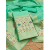 Women's Banarasi Silk Printed Unstitched Salwar Suit Material With Dupatta (Sea Green, 3Mtrs) Women's Banarasi Silk Printed Unstitched Salwar Suit Material With Dupatta (Sea Green, 3Mtrs)