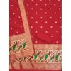 Women's Banarasi Silk Printed Unstitched Salwar Suit Material With Dupatta (Red, 3Mtrs) Women's Banarasi Silk Printed Unstitched Salwar Suit Material With Dupatta (Red, 3Mtrs)
