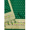 Women's Banarasi Silk Printed Unstitched Salwar Suit Material With Dupatta (Bottle Green, 3Mtrs) Women's Banarasi Silk Printed Unstitched Salwar Suit Material With Dupatta (Bottle Green, 3Mtrs)