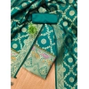 Women's Banarasi Silk Printed Unstitched Salwar Suit Material With Dupatta (Rama, 3Mtrs) Women's Banarasi Silk Printed Unstitched Salwar Suit Material With Dupatta (Rama, 3Mtrs)
