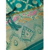 Women's Banarasi Silk Printed Unstitched Salwar Suit Material With Dupatta (Rama, 3Mtrs) Women's Banarasi Silk Printed Unstitched Salwar Suit Material With Dupatta (Rama, 3Mtrs)
