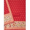 Women's Banarasi Silk Printed Unstitched Salwar Suit Material With Dupatta (Red, 3Mtrs) Women's Banarasi Silk Printed Unstitched Salwar Suit Material With Dupatta (Red, 3Mtrs)