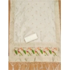 Women's Banarasi Silk Printed Unstitched Salwar Suit Material With Dupatta (White, 3Mtrs) Women's Banarasi Silk Printed Unstitched Salwar Suit Material With Dupatta (White, 3Mtrs)