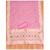 Women's Banarasi Silk Printed Unstitched Salwar Suit Material With Dupatta (Light Pink, 3Mtrs) Women's Banarasi Silk Printed Unstitched Salwar Suit Material With Dupatta (Light Pink, 3Mtrs)