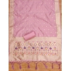 Women's Banarasi Silk Printed Unstitched Salwar Suit Material With Dupatta (Light Pink, 3Mtrs) Women's Banarasi Silk Printed Unstitched Salwar Suit Material With Dupatta (Light Pink, 3Mtrs)