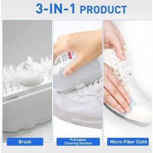 Generic Plastic 2-In-1 Shoe Cleaner Brush 