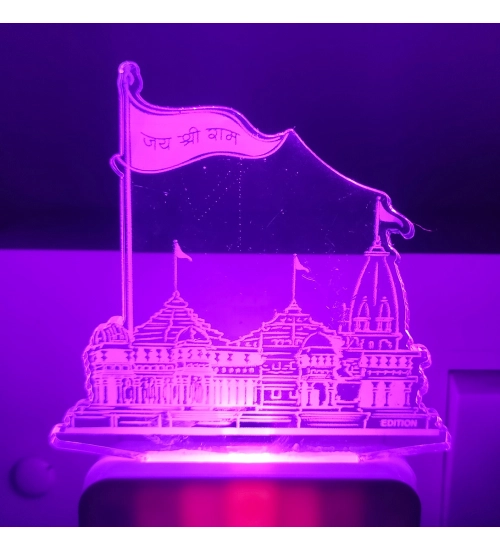 Jain Temple AC Adapter Night Lamp