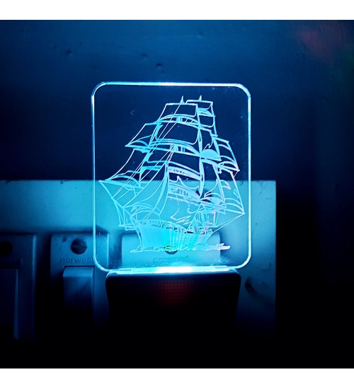 Sail Boat AC Adapter Night Lamp Sail Boat AC Adapter Night Lamp