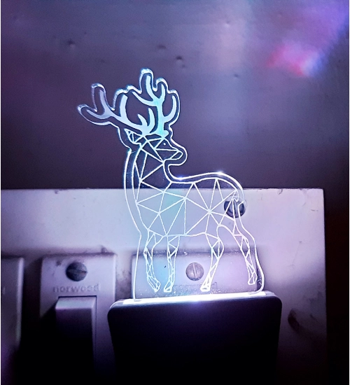 Deer AC Adapter Night Lamp