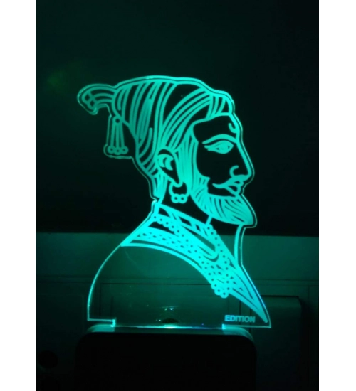Chatrapathi Shivaji AC Adapter Night Lamp