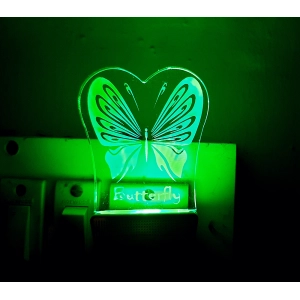 Generic Classic Butterfly AC Adapter Night Lamp